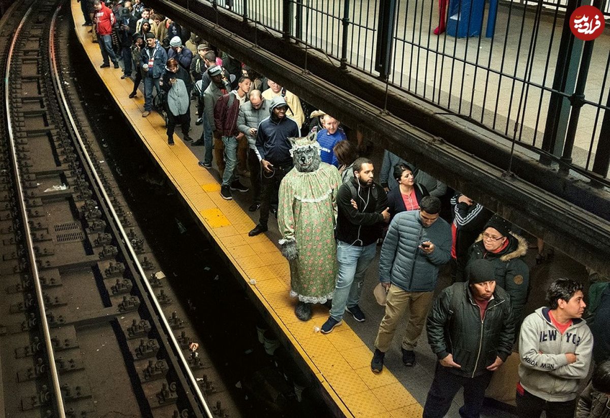 20 سال عکاسی از اجنّه و غول‌ها در متروی نیویورک!