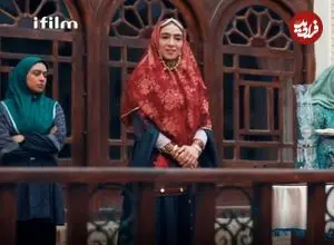 عکس| سفر در زمان؛ «افسرالملوک» سریال بانوی عمارت در پشت صحنه سریال کرگدن