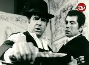 عکس| سفر زمان؛ «مسعود کیمیایی» و «بهروز وثوقی» در پشت‌صحنه «قیصر»؛ سال 1348