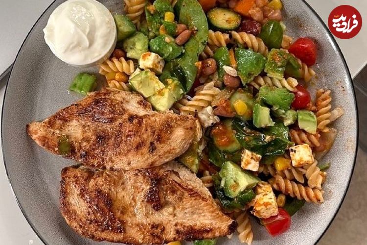 تصاویر؛ ۹ مدل بشقاب غذای رژیمی بدون نان و برنج