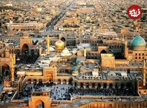 عکس| سفر زمان؛ تصویری از یک هتل در شهر مشهد در دوران قاجار