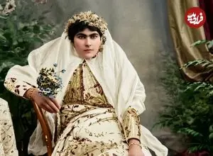 تصاویر| سفر به عصر قاجار؛ از «زن اروپایی با قلیان و سماور» تا «اسلحه‌سازی ناصرالدین شاه»