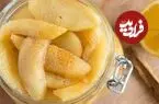 طرز تهیه کمپوت سیب خانگی بدون مزه آهنی قوطی‌های شرکتی