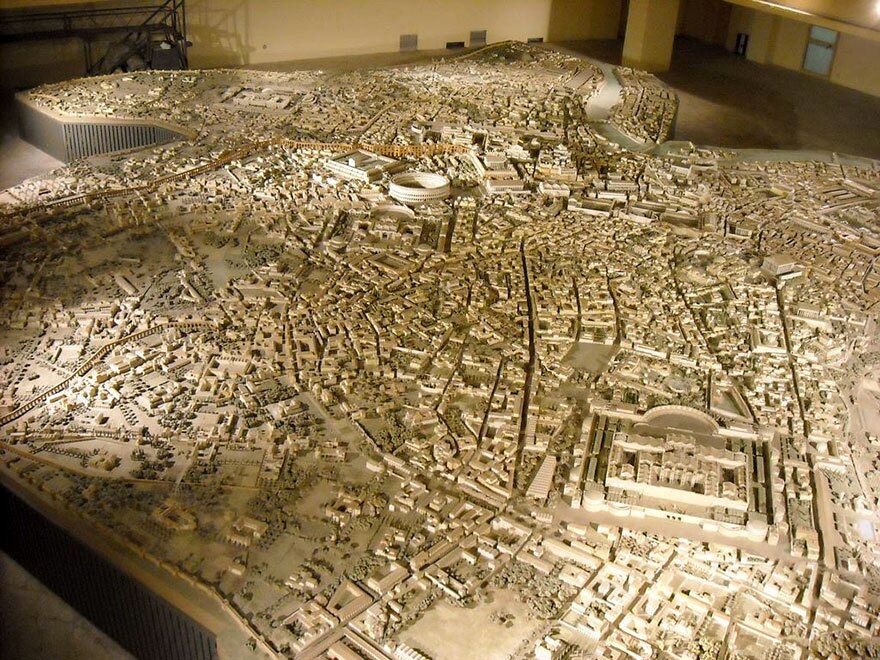 (تصاویر) ساخت مدل بی نظیر رم باستان، 35 سال زمان برد!