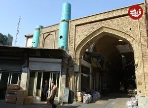 عکس| سفر زمان؛ منظرۀ یکی از دروازه‌های تهران در حدود 168 سال قبل
