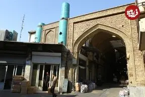 عکس| سفر زمان؛ منظرۀ یکی از دروازه‌های تهران در حدود 168 سال قبل