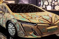 تصاویر جذاب هوش مصنوعی از خودروهایی با نقش و نگار ایرانی