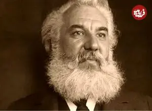 عکس| سفر در زمان؛ «الکساندر گراهام بل» در کنار دامادش در واشنگتن؛ سال 1278