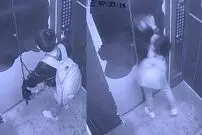 (ویدئو) حرکت خطرناک یک پسربچه 8 ساله در آسانسور طبقه 25 یک برج