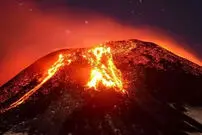 ببینید| فوران یک آتشفشان در شیلی