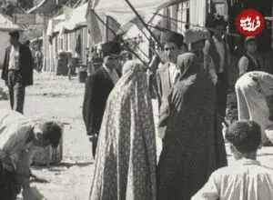 عکس| سفر زمان؛ تصویر دیده‌نشده از «خیابان اصلی چالوس» در حدود 75 سال قبل