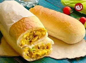 ببینید| طرز تهیه ساندویچ قارچ و مرغ؛ یک شام ساده و سریع