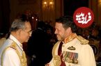 عکس؛ سفر در زمان؛ «ملک عبدالله دوم، پادشاه اردن و پسر بی رحم صدام» در یک مراسم؛ سال 1372