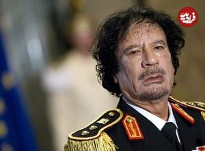 عکس؛ سفر در زمان؛ «معمر قذافی» در جوانی و در کنار همسرش در لیبی؛ سال 1348
