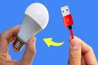 ببینید| نحوه تعمیر لامپ LED سوخته با استفاده از یک کابل USB قدیمی