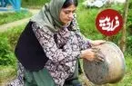 ببینید| غذای روستایی در ایران؛ پخت کیک آلبالو در طبیعت زیبای روستا