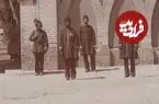 عکس| سفر زمان؛ ماموران ایرانی در مقابل سفارت انگلیس؛ دوران قاجار