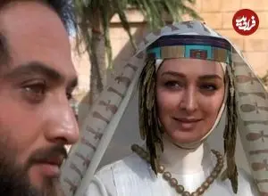 عکس| سفر زمان؛ «آسنات» (سریال یوسف) در کنار پرستو صالحی در یک مراسم؛ 10 سال قبل