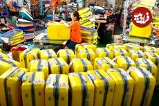 ببینید| فرآیند تولید انبوه چمدان مسافرتی در کارگاهی در ویتنام