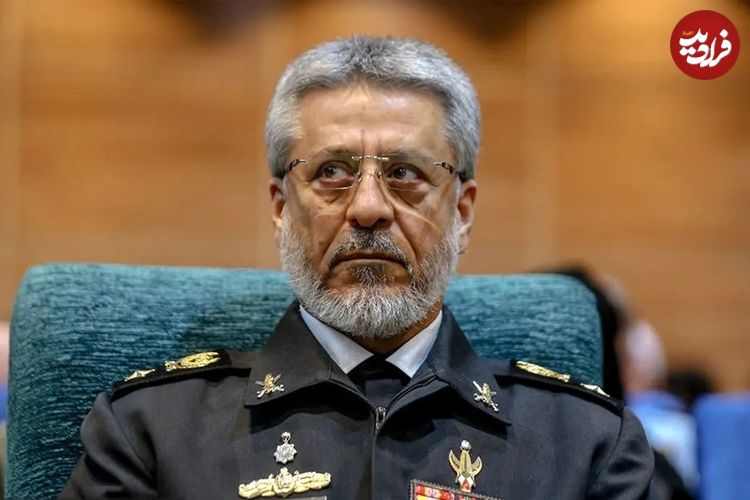 عکس؛ سفر در زمان؛ «حبیب الله سیاری در لباس ارتش و درجه سرتیپ دومی»؛ دهه 70