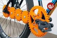 ببینید| مراحل ساخت یک دوچرخه خلاقانه بدون زنجیر توسط یک یوتیوبر خلاق