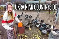(ویدئو) یک روز از زندگی جالب یک زوج جوان روستایی را در اوکراین ببینید