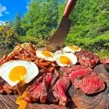 ببینید| غذای روستایی در انگلستان؛ پخت استیک با سیب زمینی سرخ کرده در جنگل