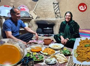 ببینید| غذای روستایی در ایران؛ پخت آبگوشت سنتی و تهیه ترشی کلم قرمز