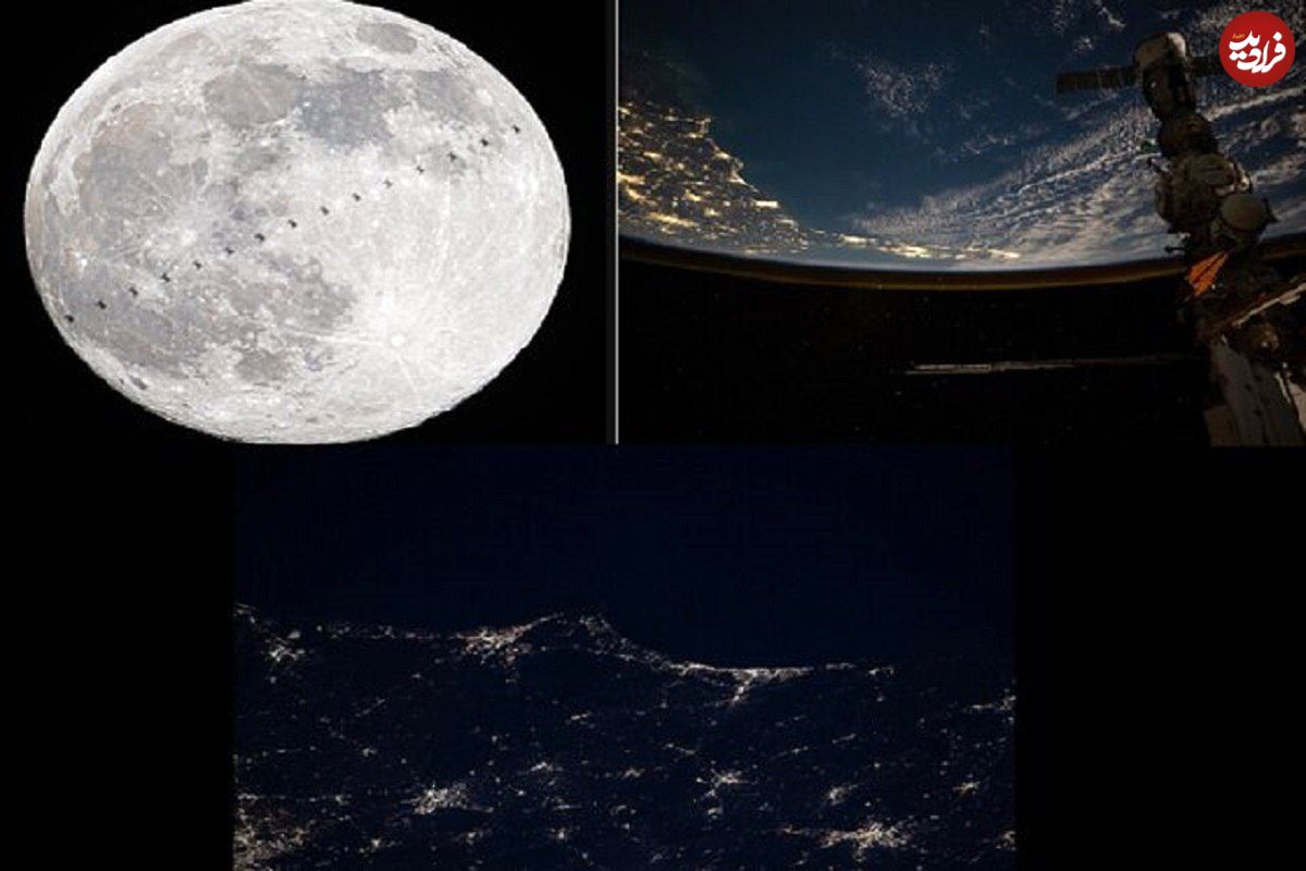 عکس؛ وقتی ساکنان فضا و زمین از یکدیگر عکس می‌گیرند