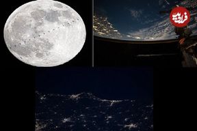 عکس؛ وقتی ساکنان فضا و زمین از یکدیگر عکس می‌گیرند