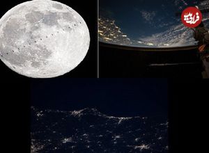 عکس؛ وقتی ساکنان فضا و زمین از یکدیگر عکس می‌گیرند