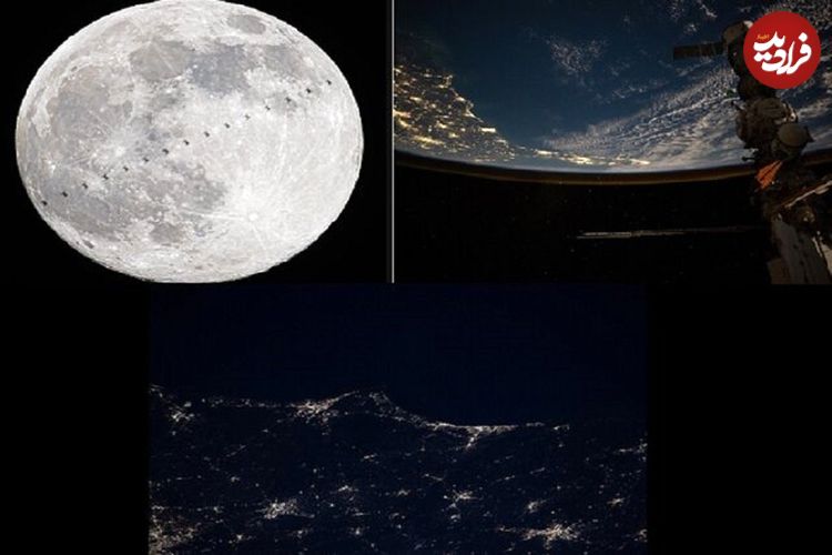 عکس؛ وقتی ساکنان فضا و زمین از یکدیگر عکس می‌گیرند