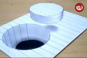 ببینید| به همین سادگی یک نقاشی 3 بعدی شگفت انگیز بکشید!