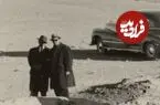 عکس| سفر زمان؛ سوییسی‌ها در جستجوی نفت در بیابان‌های قم؛ 75 سال قبل
