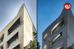تصاویر؛ شاهکار معماری سنگی در قلب پایتخت؛ ساختمان «سافت‌استون» تهران