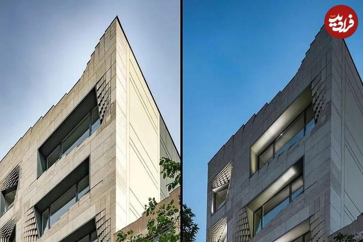 تصاویر؛ شاهکار معماری سنگی در قلب پایتخت؛ ساختمان «سافت‌استون» تهران