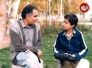 عکس| سفر زمان؛ «بی بی، مجید، کیومرث پوراحمد و عوامل» در پشت صحنه سریال قصه های مجید؛ سال 69