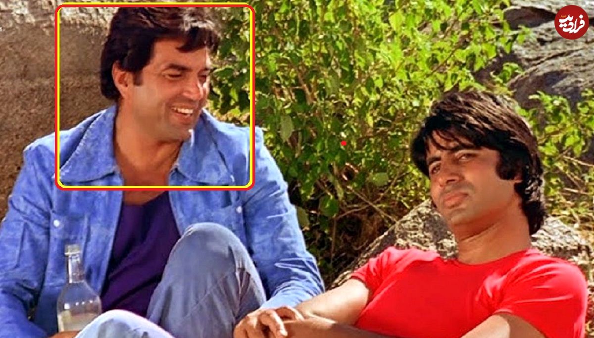 عکس| سفر در زمان؛ «ویرو فیلم شعله» در ساختمان پارلمان در دهلی نو؛ سال 1384