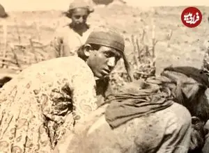 عکس| سفر به ایران قدیم؛ عشایر دوران قاجار در حال دوشیدن گوسفندان
