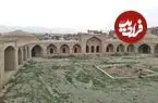 عکس| سفر زمان؛ دورنمای یک کاروانسرا در اطراف قزوین در دوران قاجار
