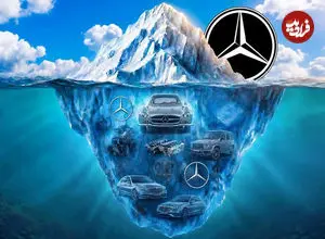 رازهای تاریک و هیولاهای مخفی مرسدس بنز! + اینفوگرافیک