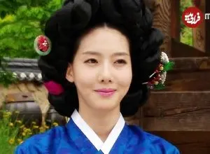 عکس| سفر زمان؛ چهرۀ «بانو سول هی» در پشت‌صحنه سریال «دونگ‌یی»