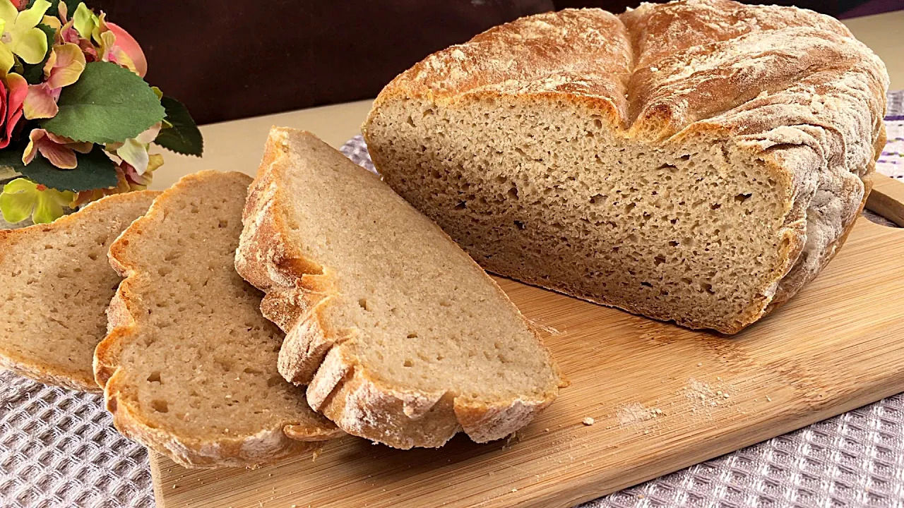(ویدئو) طرز پخت یک نان ساده با ۵۵۰ گرم آرد به سبک آلمانی