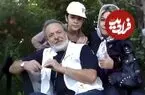 عکس| سفر زمان؛ «ژوبین، پسر دوم ایرج قادری» به همراه مادرش در مراسم ختم پدر؛ سال 92