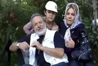 عکس| سفر زمان؛ «ژوبین، پسر دوم ایرج قادری» به همراه مادرش در مراسم ختم پدر؛ سال 92