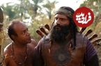 عکس؛ سفر به تاریخ؛ عکس یادگاری «حرمله و غلامش» در پشت صحنه سریال مختارنامه