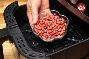 ببینید؛ طرز پخت یک میان وعده ساده با بادام زمینی در هواپز