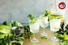نوشیدنی خانگی دلپذیر، شربت سکنجبین نعنای تازه برای روزهای گرم
