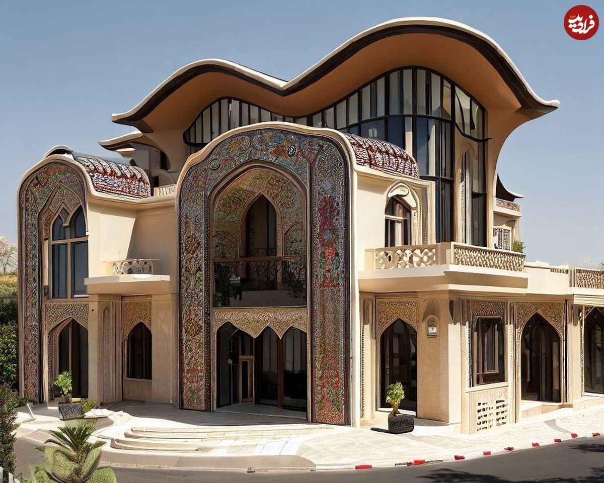 (تصاویر) زیبایی خانه‌های «مدرن» با سبک معماری قاجار!