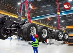 ببینید| مراحل دیدنی تولید کامیون های فورد در کارخانه ای در ترکیه